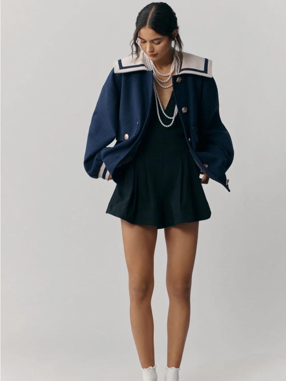 NWT Maeve Wool Blend Bomber Jacket XS - Picture 3 of 4